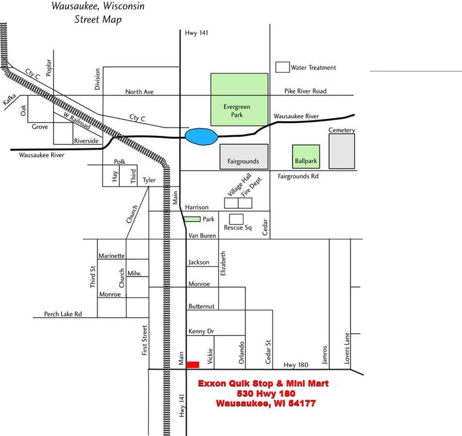 Exxon Quik Stop & Motel Wausaukee Εξωτερικό φωτογραφία